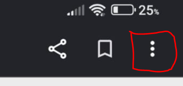 chrome android menu